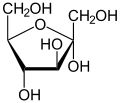 α-D-Fructofuranose et β-D-Fructofuranose